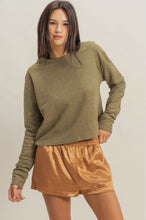Robertson Crop Lightweight Pullover - Olive