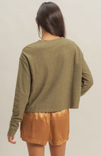Robertson Crop Lightweight Pullover - Olive