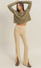 Robertson Crop Lightweight Pullover - Olive