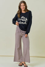 Le Weekend Embroidered Knit Sweater - Black