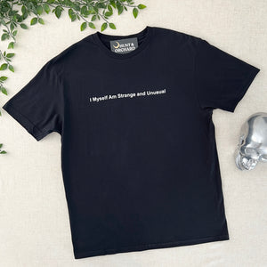 Strange and Unusual Tee - Black