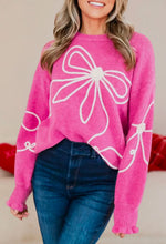 High Tea Bow Sweater - Pink