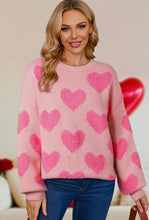 Heart Sweater - Pink