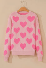 Heart Sweater - Pink