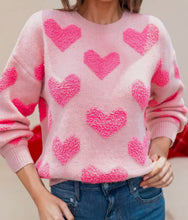 Heart Sweater - Pink