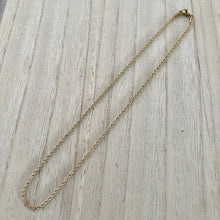 Rope Chain Necklace - 18K Gold Fill