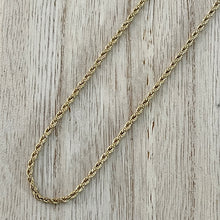 Rope Chain Necklace - 18K Gold Fill