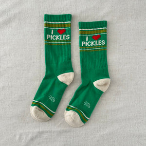 Gym Socks - I ❤️ Pickles