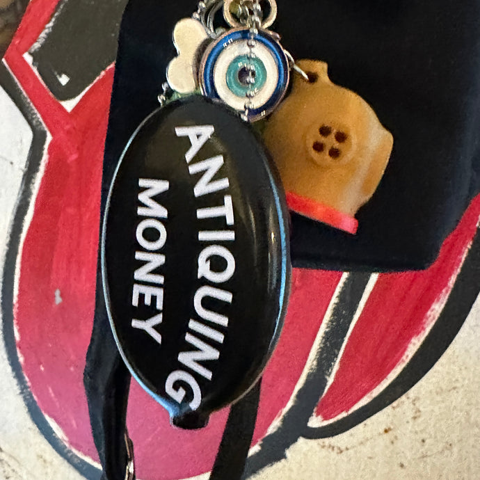 Antiquing Money Coin Pouch - Black