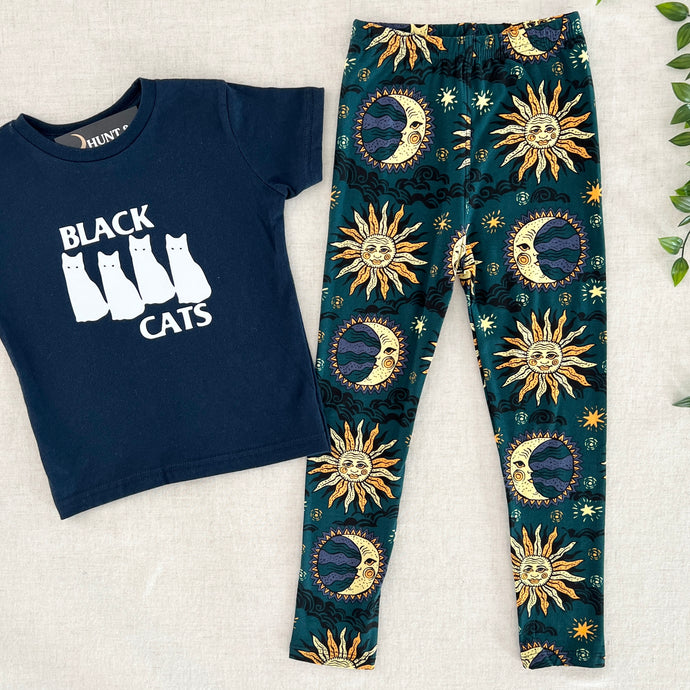 Kids Leggings - Sun & Moon