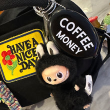 Coffee Money Coin Pouch - Black