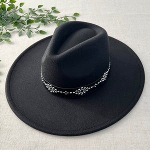 Silver Springs Wide Brim Hat - Black