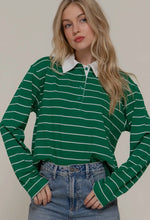 Hamptons Stripe Top - Green