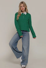 Hamptons Stripe Top - Green