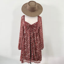 Autumn Bloom Dress - Burgundy