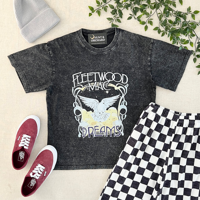 Fleetwood Mac Acid Wash Tee - Black