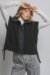 Greenwich Sherpa Vest - Black