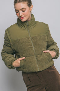 Ashville Corduroy Jacket  - Olive