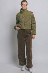 Ashville Corduroy Jacket  - Olive