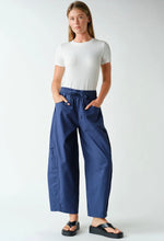 Utility Barrel Pants - Navy Blue