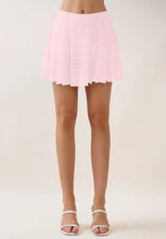 Fit & Flare Soft Lace Skort - Pink