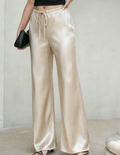 Uptown Satin Pants - Cream