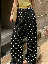 Polka Dot Drawstring Pants