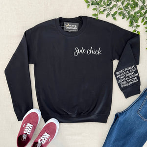 Side Chick Pullover - Black