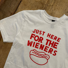 Here for the Weiners Tee - White