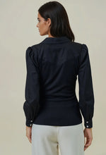 Dinner Party Long Sleeve Top - Black