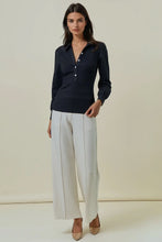 Dinner Party Long Sleeve Top - Black