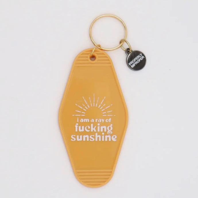 Motel Keychain - I’m a Ray of Sunshine