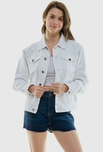 The Keys Denim Jacket - White