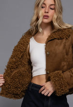 Penny Lane Faux Fur Jacket - Brown
