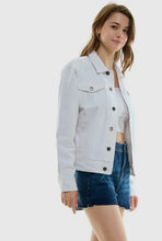 The Keys Denim Jacket - White