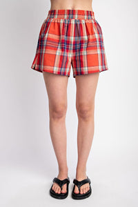 Santa Monica Shorts - Summer Plaid