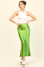 Hanging On The Telephone Midi Skirt - Electric Green