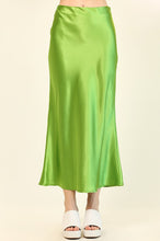 Hanging On The Telephone Midi Skirt - Electric Green