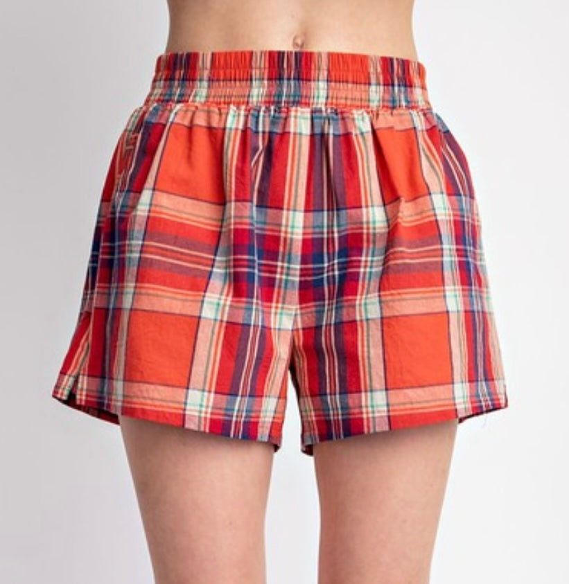 Santa Monica Shorts - Summer Plaid