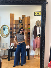 Embroidered Rose Stripe Tee