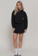 Rebel Studded Mini Skirt - Black