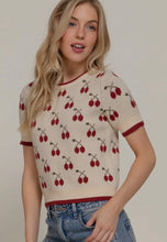 Cherry Bomb Sweater Top
