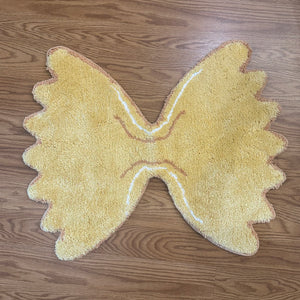 Bow Tie Pasta Throw Rug