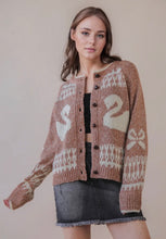Swan Cardigan Sweater - Taupe