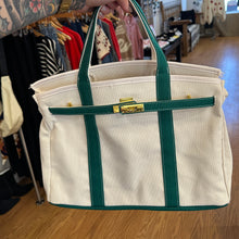 Boat Tote-Kin - Emerald/Canvas