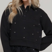 Rebel Studded Long Sleeve - Black