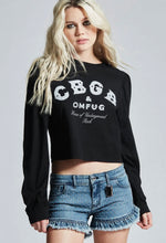 CBGB Long Sleeve Top - Black