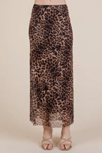Kelly Stretch Midi Skirt - Leopard