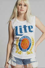 Miller Light Muscle Tank Top - White