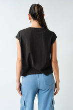 Sunkissed Pima Cotton Pocket Tee - Black